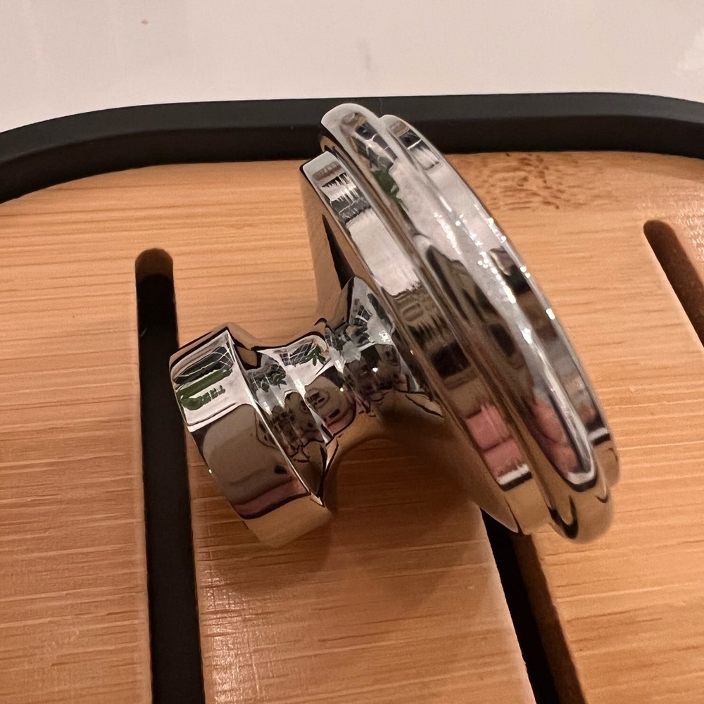 LUGARNO KNOB 1.5 inch polished chrome Restoration Hardware - Picture 5 of 6